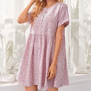 NWT Floral Babydoll Dress